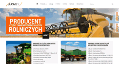 Desktop Screenshot of akmet.net.pl