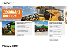 Tablet Screenshot of akmet.net.pl